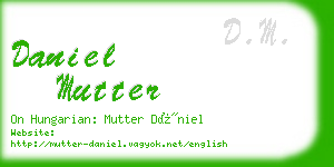 daniel mutter business card